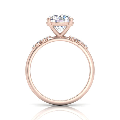 Jasmine Round Diamond Engagement Ring