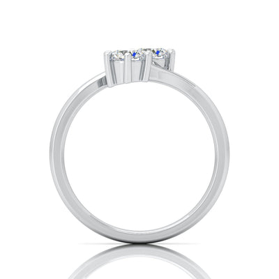 2.00 Carat D/VS IGI Certified Classic Round Diamond Solitaire Toi-Moi Engagement Ring - amadadiamonds