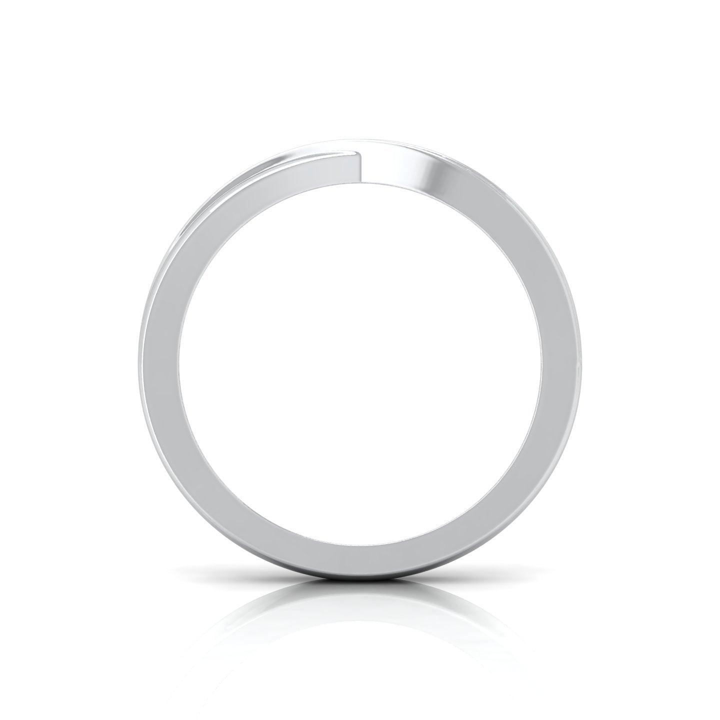 round diamond half eternity wedding ring in platinum