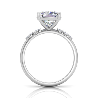 Jasmine Cushion Diamond Engagement Ring