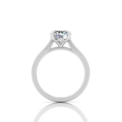 1.00CT E/VS  Certified Classic Round Diamond Solitaire Engagement Ring