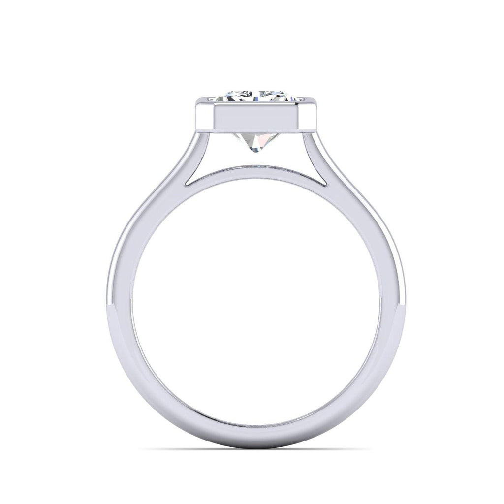 IGI Certified Radiant Diamond Solitaire Engagement Ring Platinum 1.00Ct-7.00Ct
