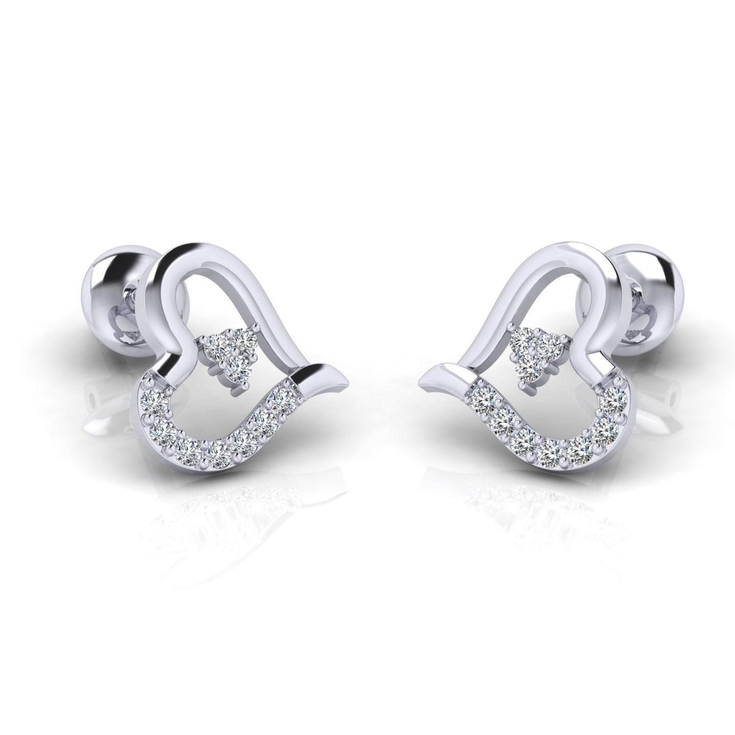 Round Diamond Earrings