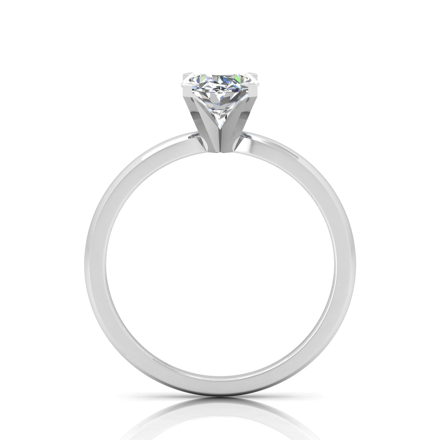Certified Oval Diamond Hidden Halo Engagement Ring - 1.00Ct - 3.00Ct