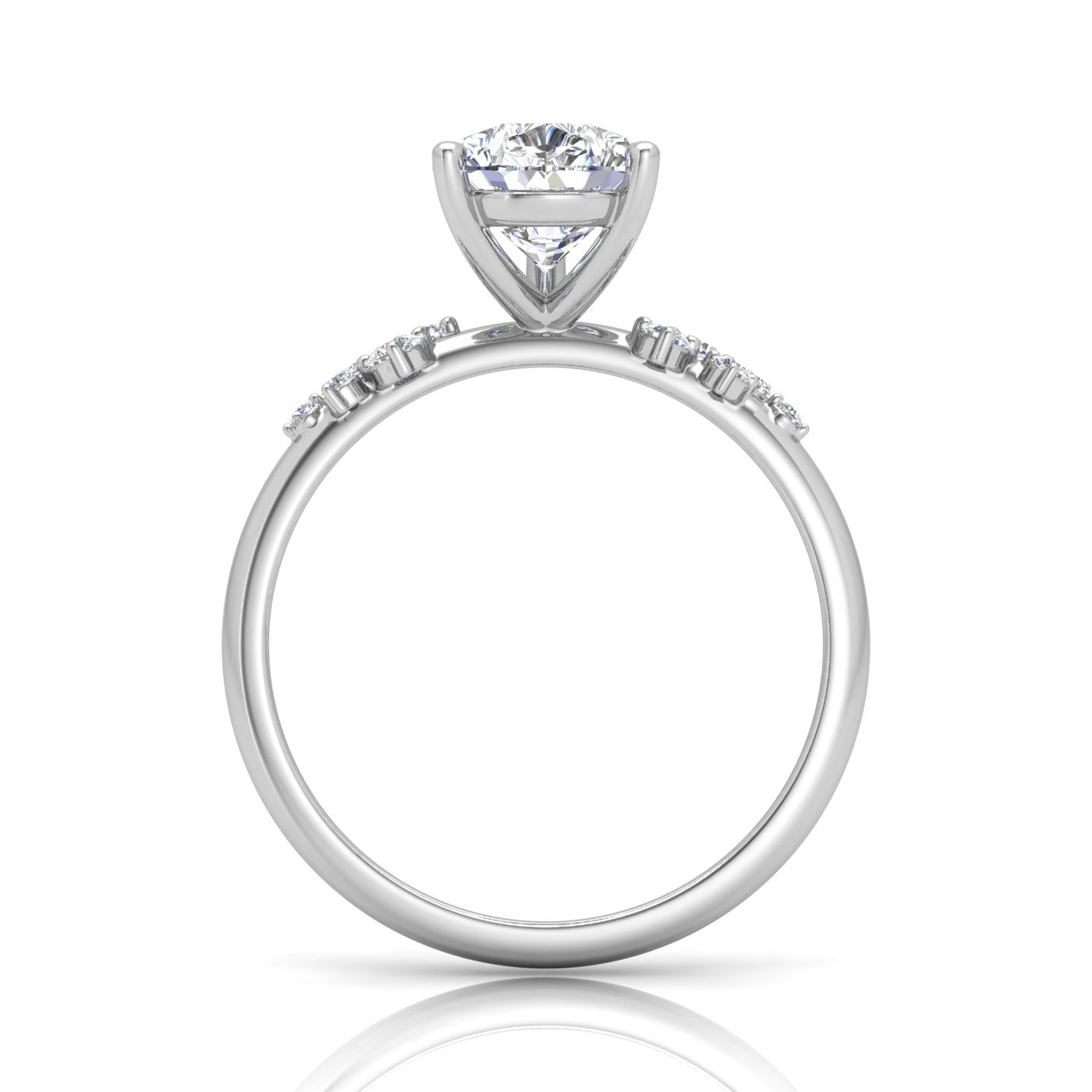 Jasmine Pear Diamond Engagement Ring