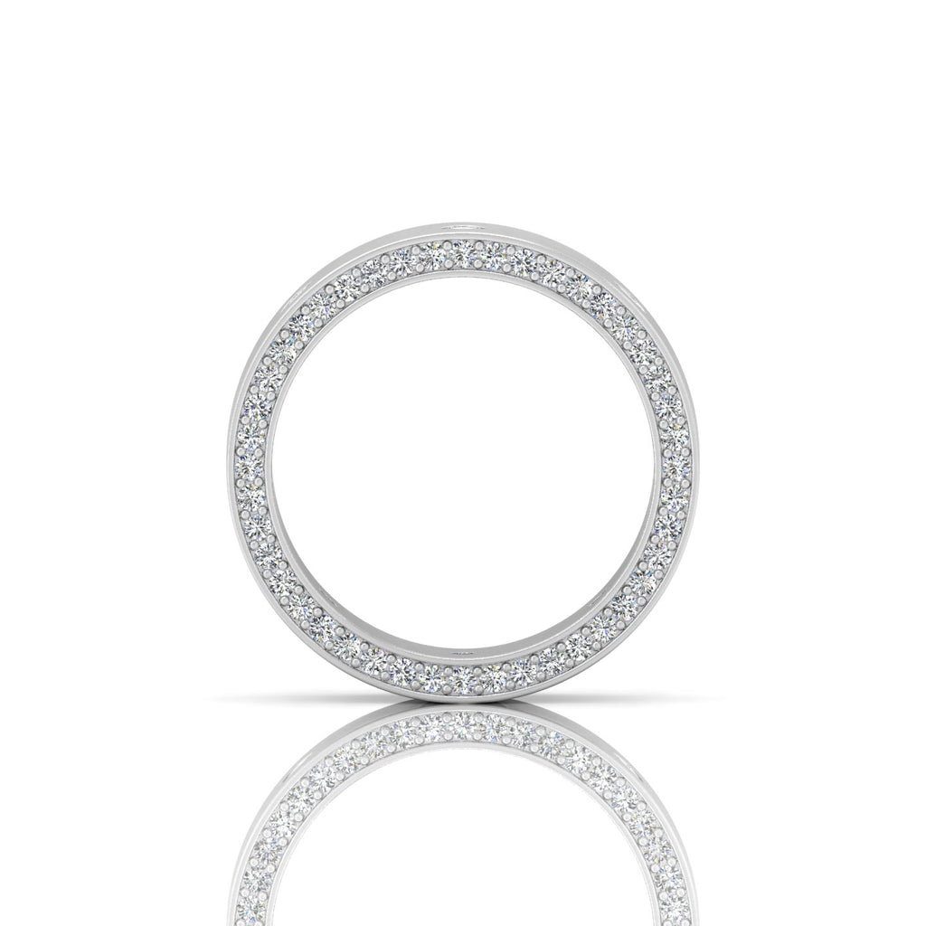 D/VVS 1.50CT Lab Grown Round Diamond Men’s Wedding Ring