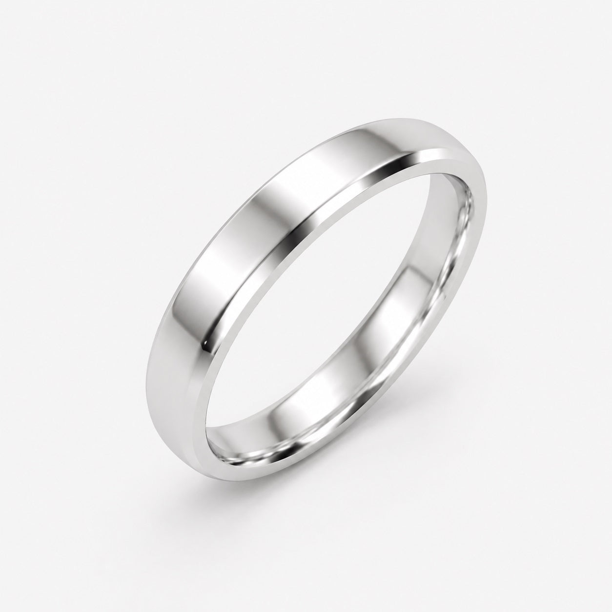 Classic Court Shape 2mm Plain Women's Wedding Band