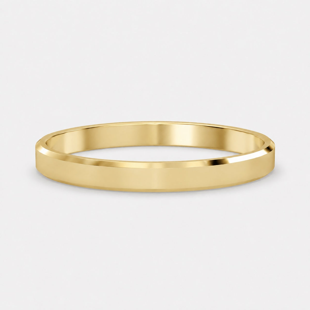 Classic Court Shape 2mm Plain Women's Wedding Band