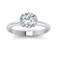 Certified Round Diamond Solitaire Engagement Ring 1.00CT E/VS