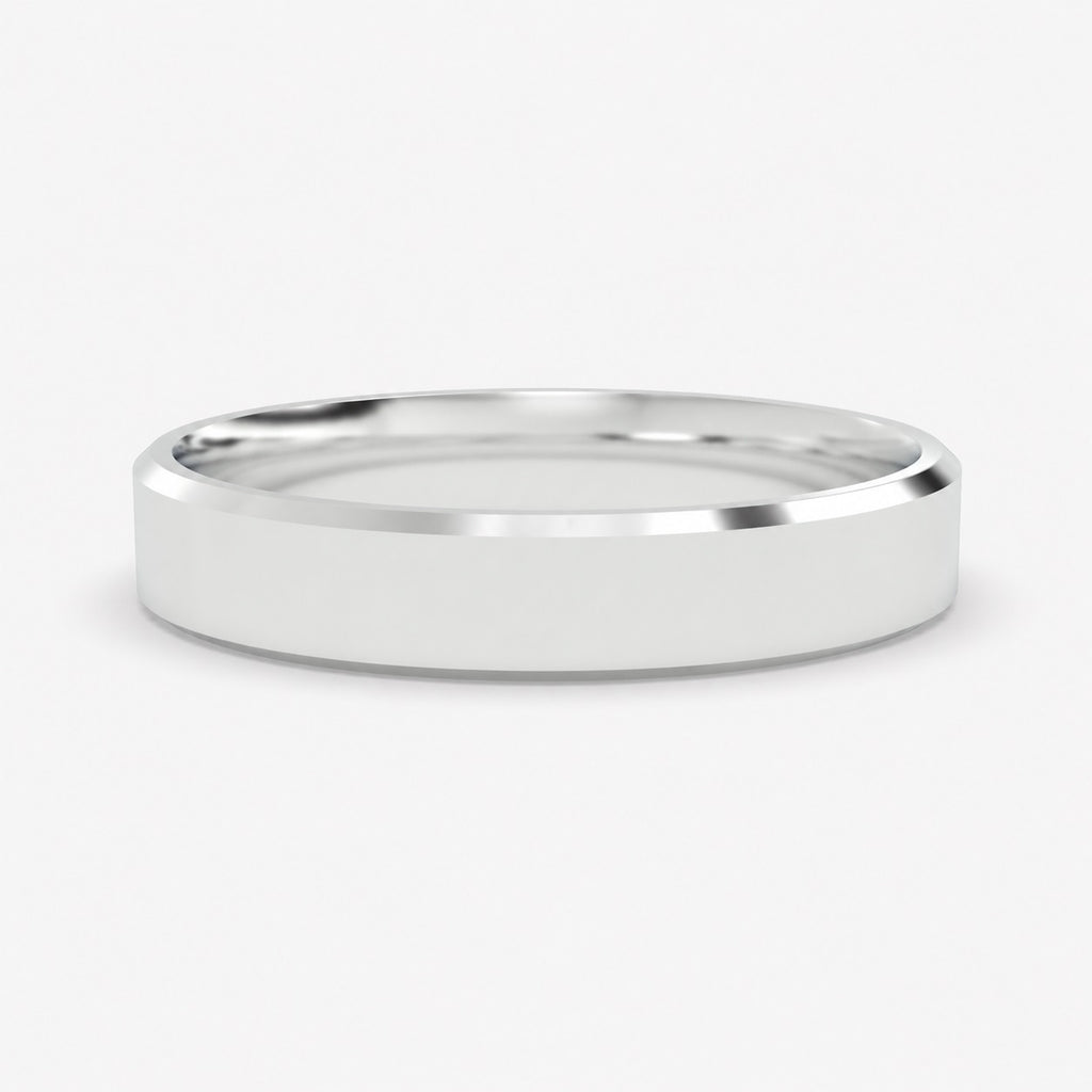 Classic Court Shape 3mm Plain Women's Wedding Band