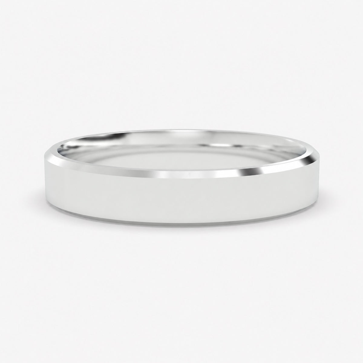 Classic Court Shape 3mm Plain Women's Wedding Band