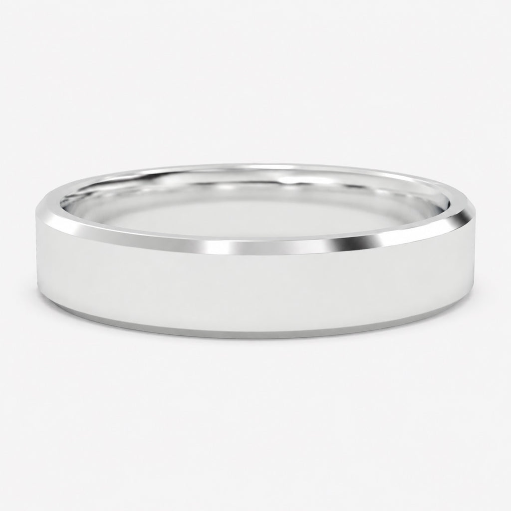 Classic Court Shape 3mm Plain Women's Wedding Band
