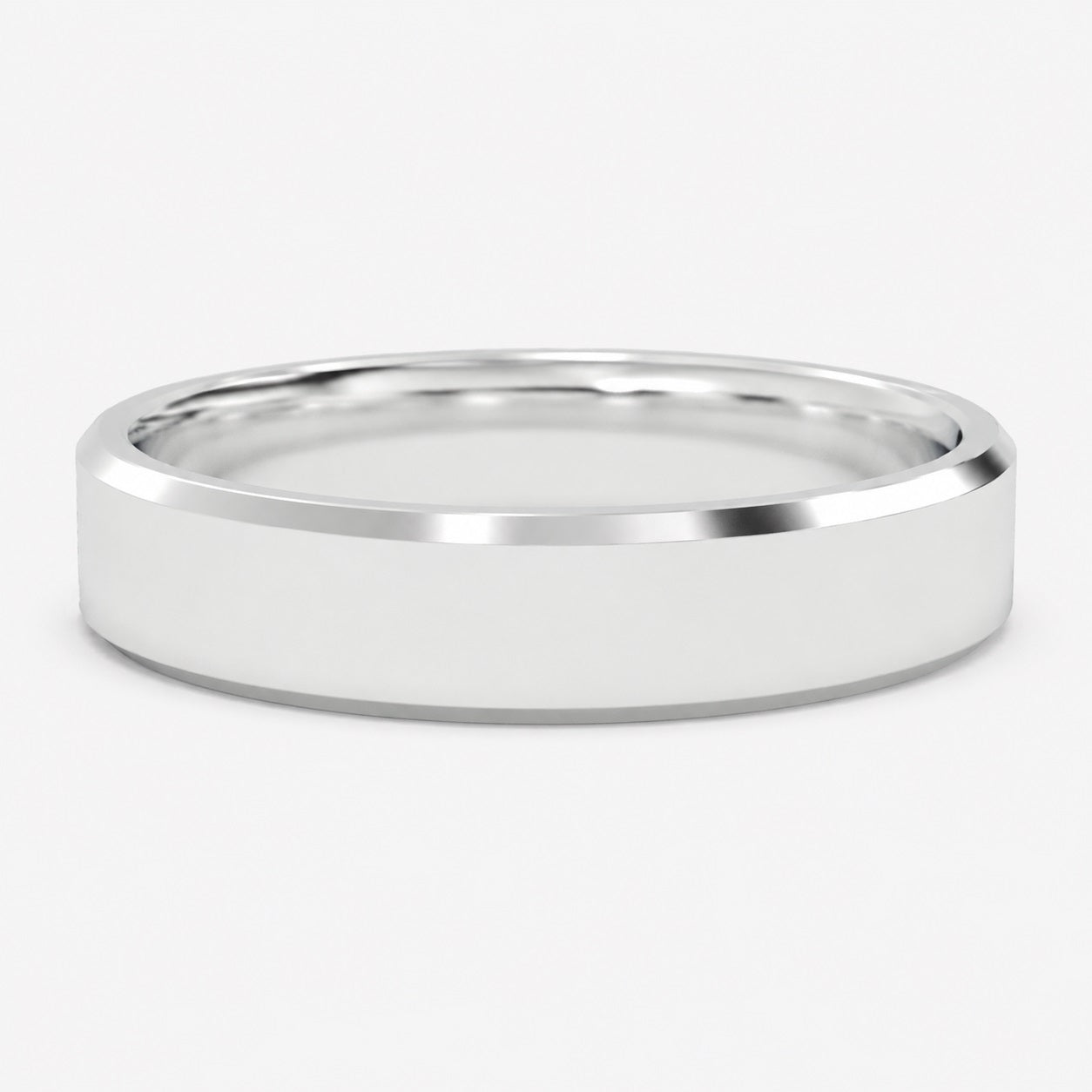Classic Court Shape 3mm Plain Women's Wedding Band