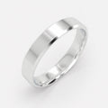 Classic Court Shape 3mm Plain Women's Wedding Band