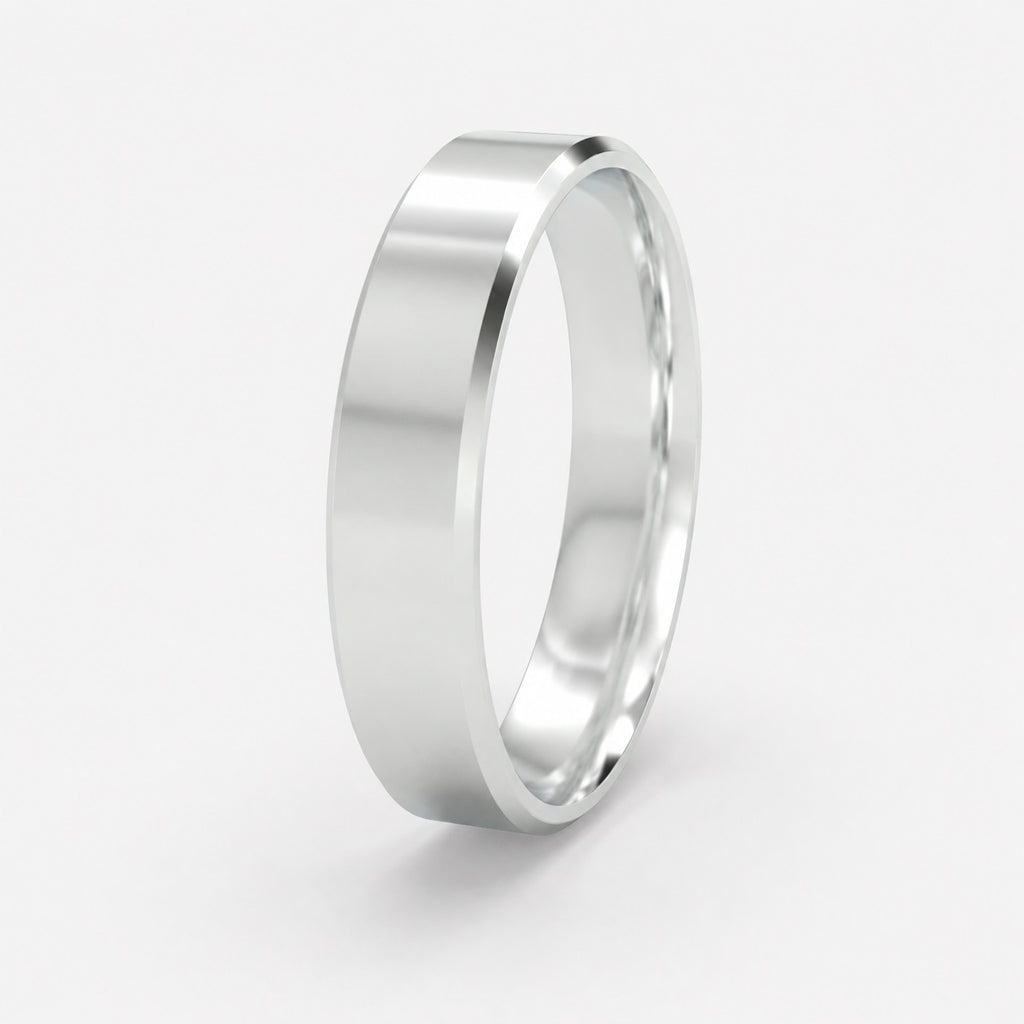 Classic Court Shape 3mm Plain Women's Wedding Band