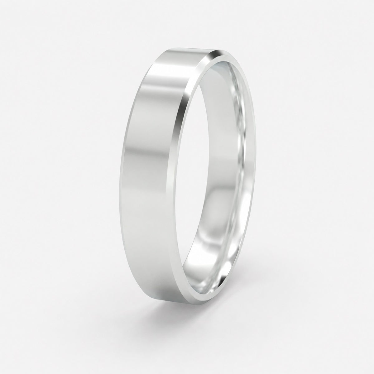 Classic Court Shape 3mm Plain Women's Wedding Band