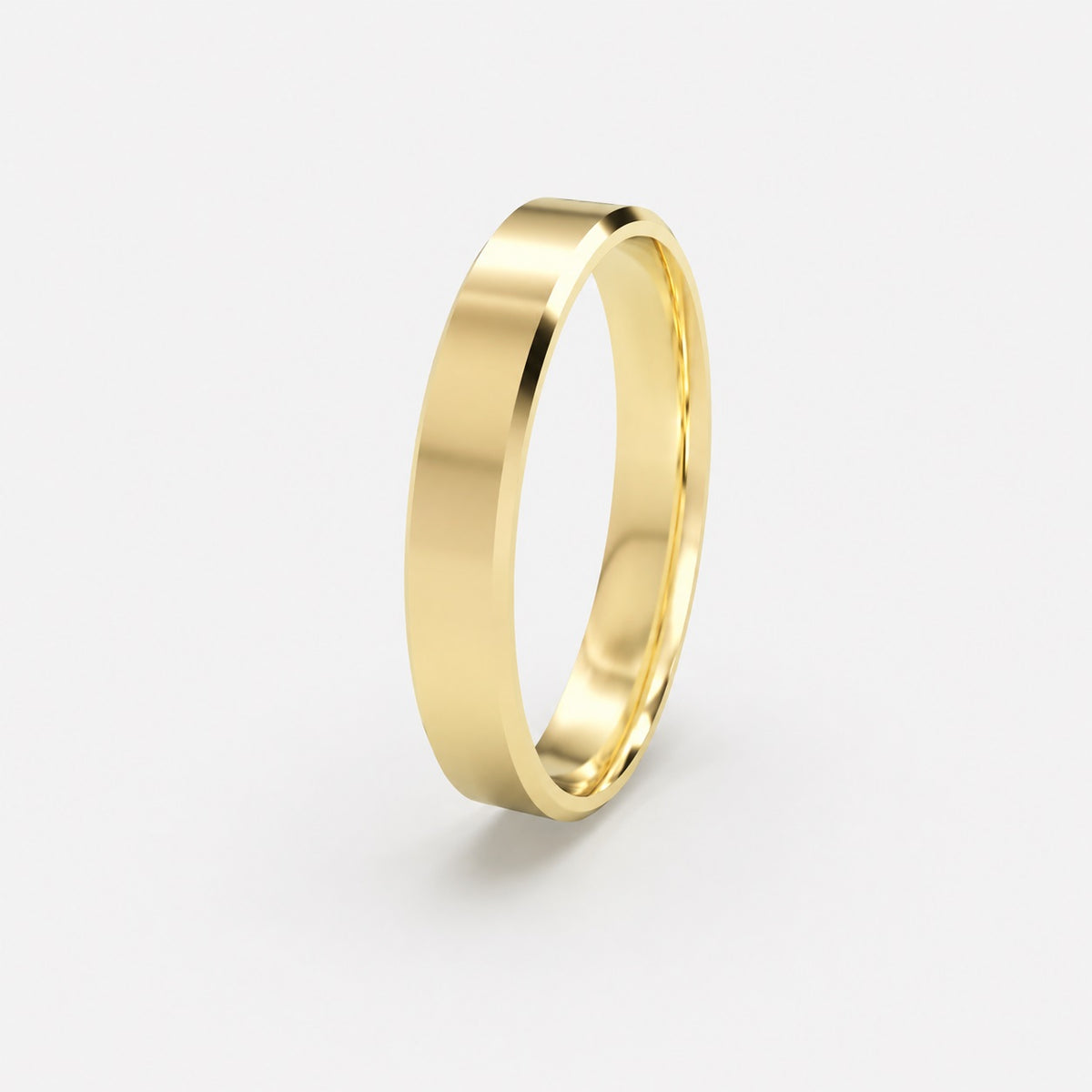 Classic Court Shape 3mm Plain Women's Wedding Band