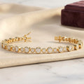 5.00ct Round Diamond Tennis Bracelet - 18k Yellow Gold