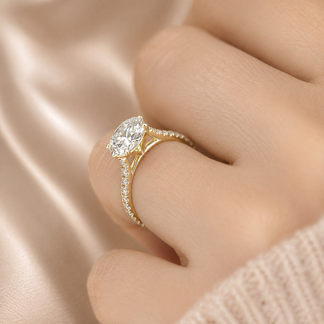 IGI Certified 5.50Ct Huge Round Diamond Engagement Ring Platinum / Gold