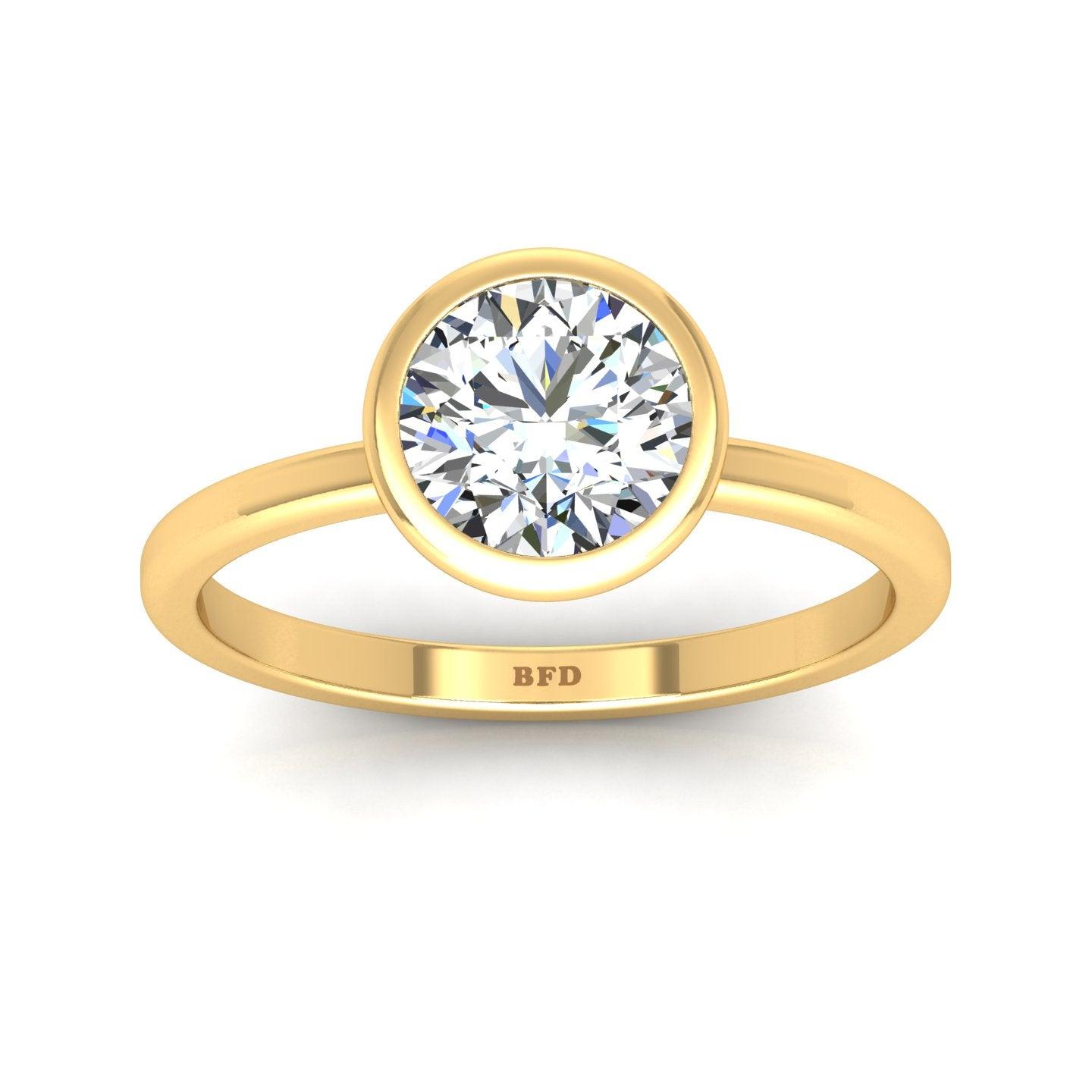 Certified Classic Round Diamond Solitaire Engagement Ring 1.00CT E/VS