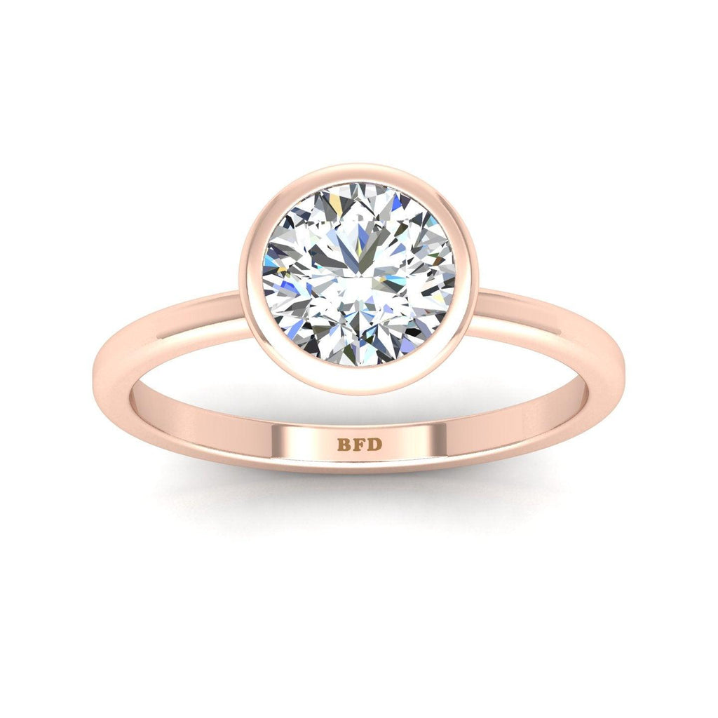 Certified Classic Round Diamond Solitaire Engagement Ring 1.00CT E/VS