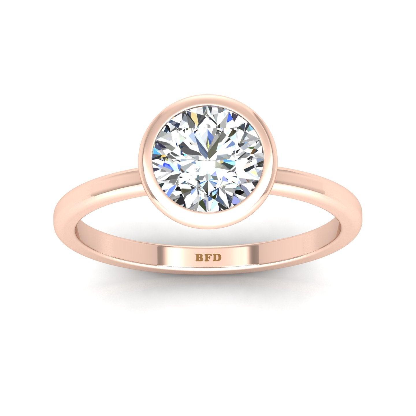 Certified Classic Round Diamond Solitaire Engagement Ring 1.00CT E/VS
