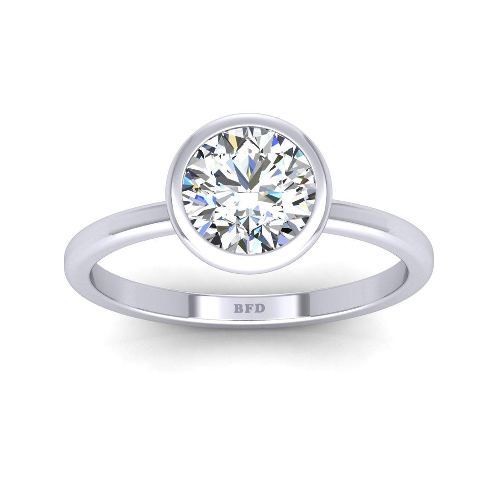 Certified Classic Round Diamond Solitaire Engagement Ring 1.00CT E/VS