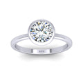 Certified Classic Round Diamond Solitaire Engagement Ring 1.00CT E/VS