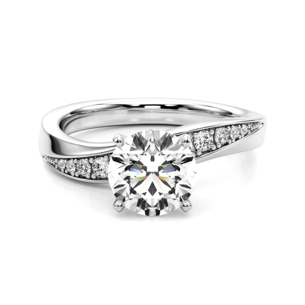 Great Offer..! Bezel Set Black Diamond Solitaire Engagement Ring - 1.00 carat