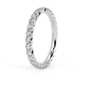 Round Lab Diamond French Pave Full Eternity Ring for Women's - 1.00Ct - 3.00Ct - D/VS