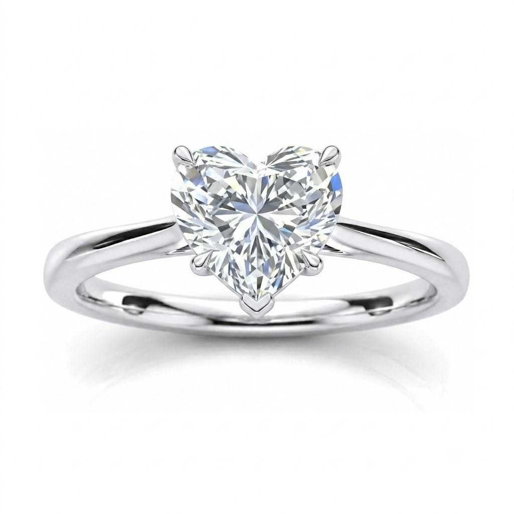 D/VVS Lab Grown Diamond Solitaire Engagement Ring