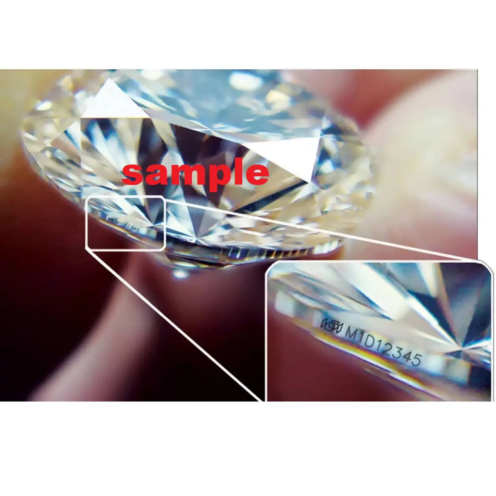 Emerald Diamond Stud Earring Screw Back 3.00 Carat IGI Lab Grown Diamond Earring Hallmarked Platinum