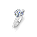 IGI CERTIFIED D/VS 2.00CT Round Diamond Solitaire Engagement Ring, 950 Platinum