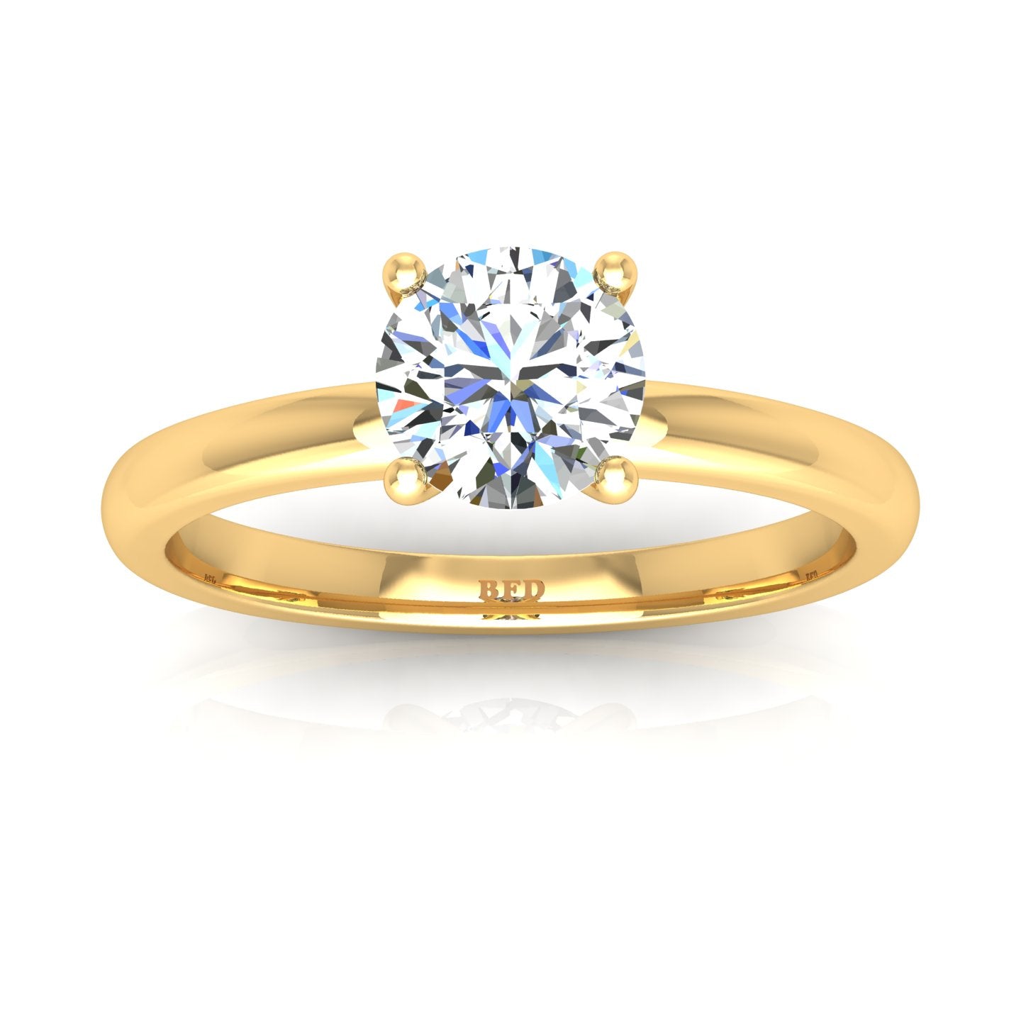 IGI CERTIFIED D/VVS 2.80CT Round Diamond Solitaire Engagement Ring, 950 Platinum