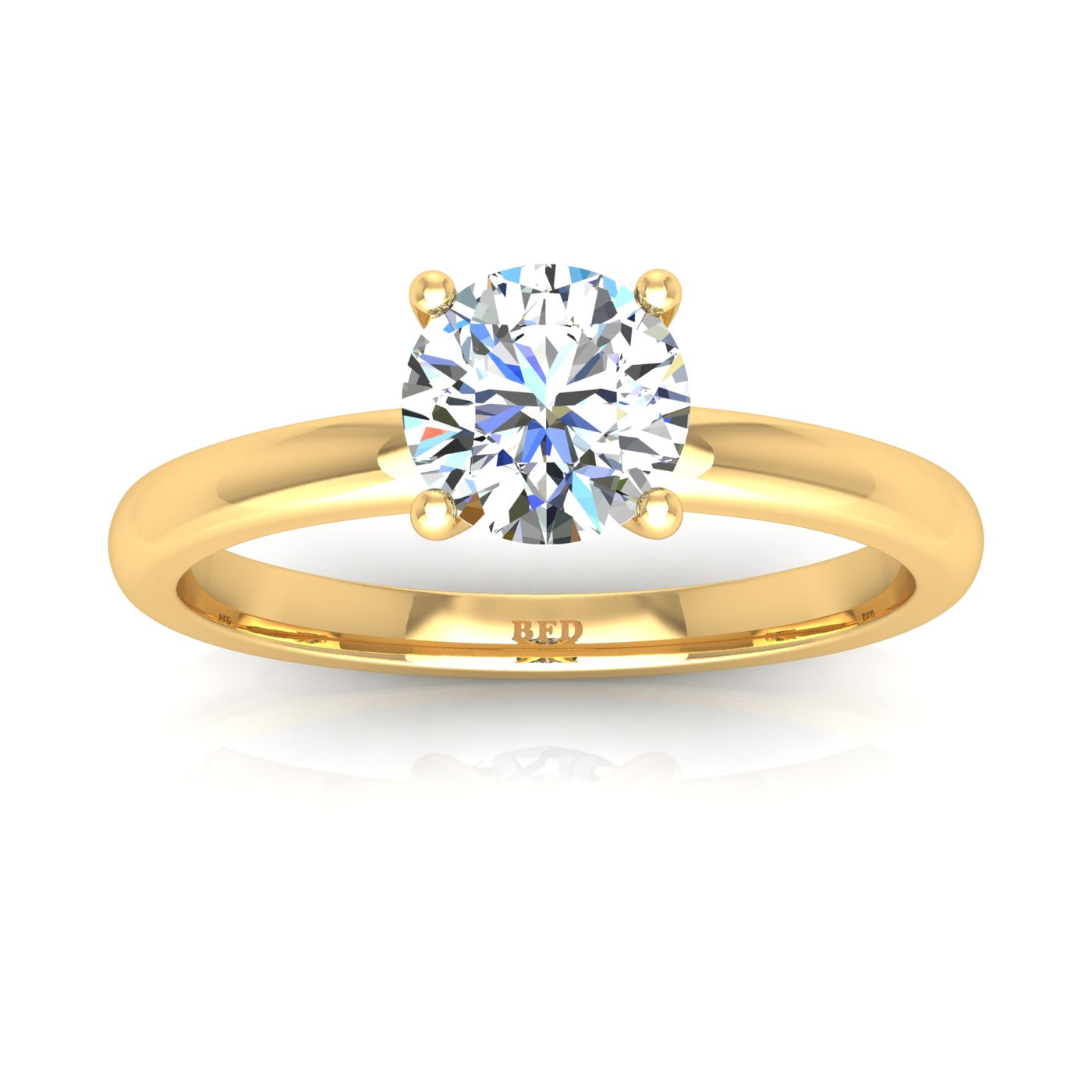 IGI CERTIFIED D/VVS 2.80CT Round Diamond Solitaire Engagement Ring, 950 Platinum