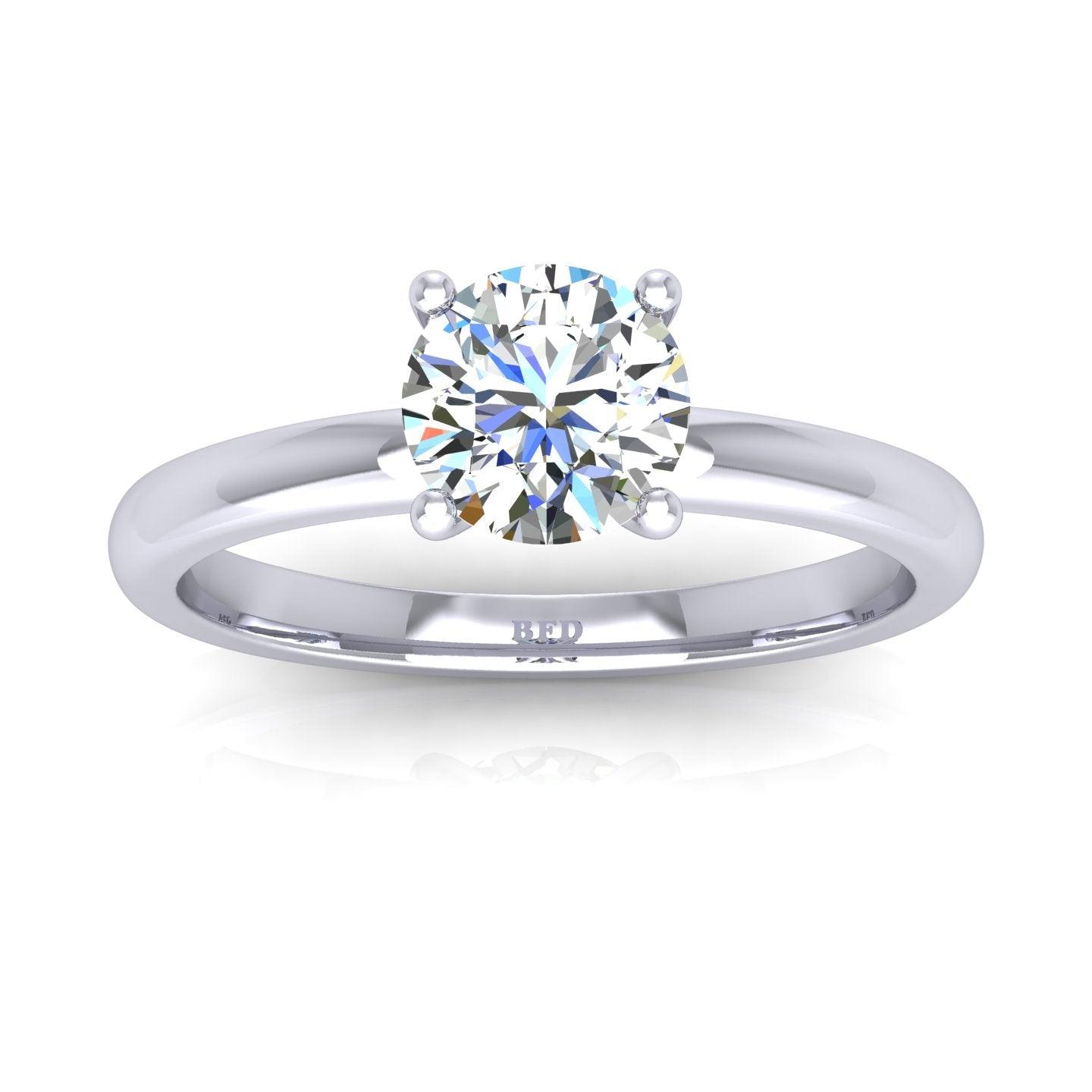 lab diamond engagement ring