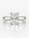 IGI Certified Radiant Cut Lab Grown 3.40 Carat Diamond Claw Set Solitaire Engagement Ring in 9K White Gold