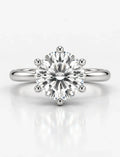 Round Brilliant Cut Diamond Solitaire Ring 5.24 Carat Lab Grown IGI Certified Engagement Ring in Platinum
