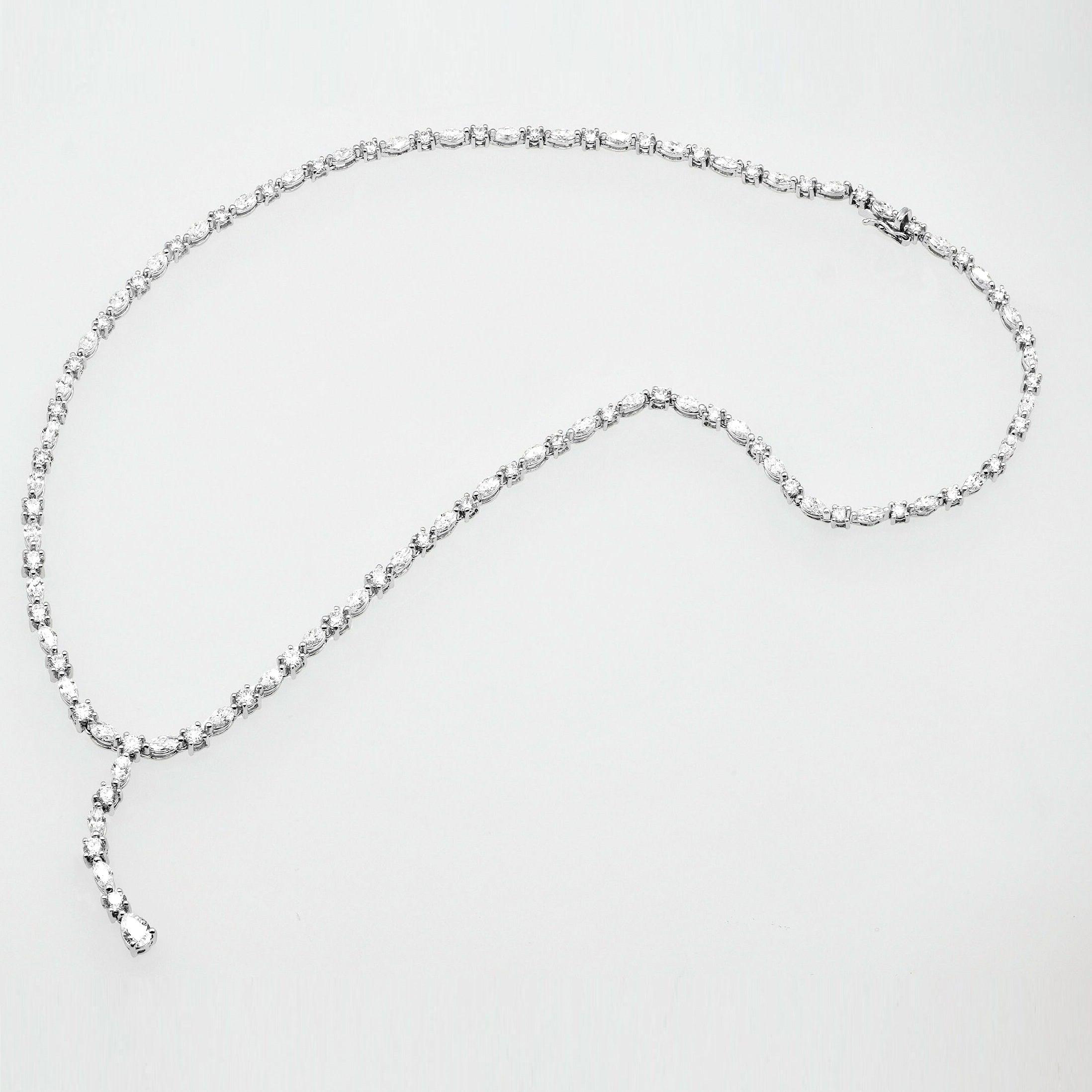 designer lab grown diamond necklace