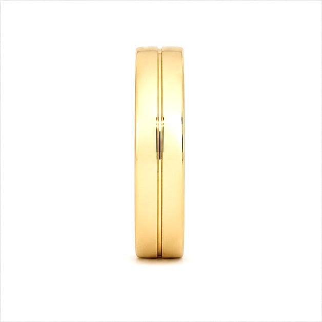 Men’s 6mm Wedding Ring in Yellow Gold