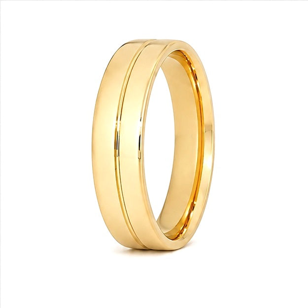 Men’s 6mm Wedding Ring in Yellow Gold