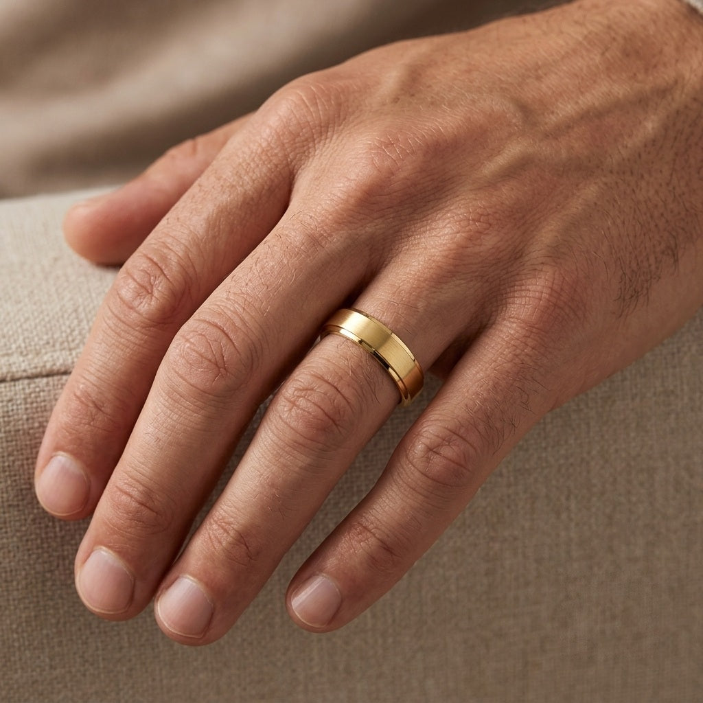 Men's Wedding Ring In Gold - 5mm