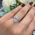 IGI 2.00CT D/VVS Oval Lab Diamond Six Claw Solitaire Engagement  Ring