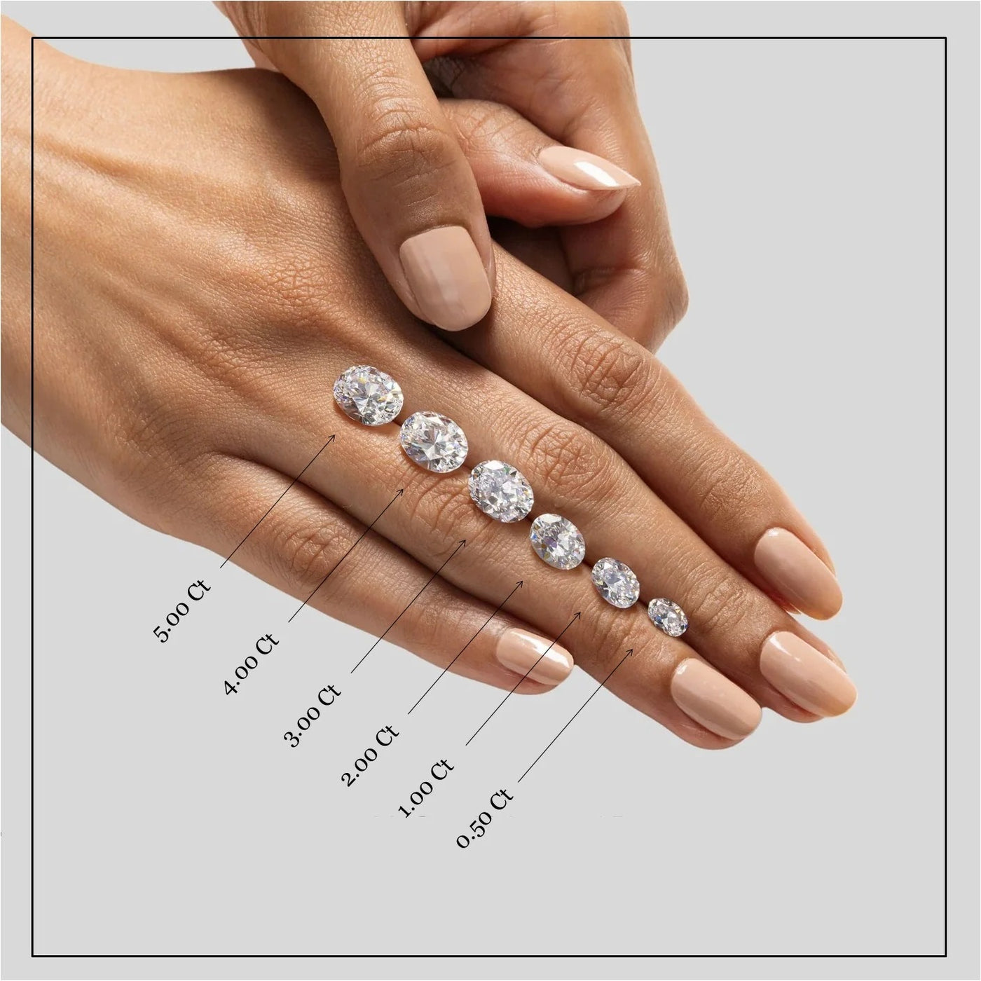 Classic East-West Solitaire Engagement Ring - Oval