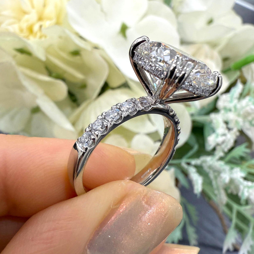 Ethical 7.01 Carat Lab Grown Diamond Engagement Ring – IGI Certified
