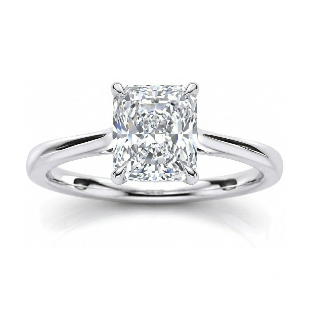 D/VVS Lab Grown Diamond Solitaire Engagement Ring