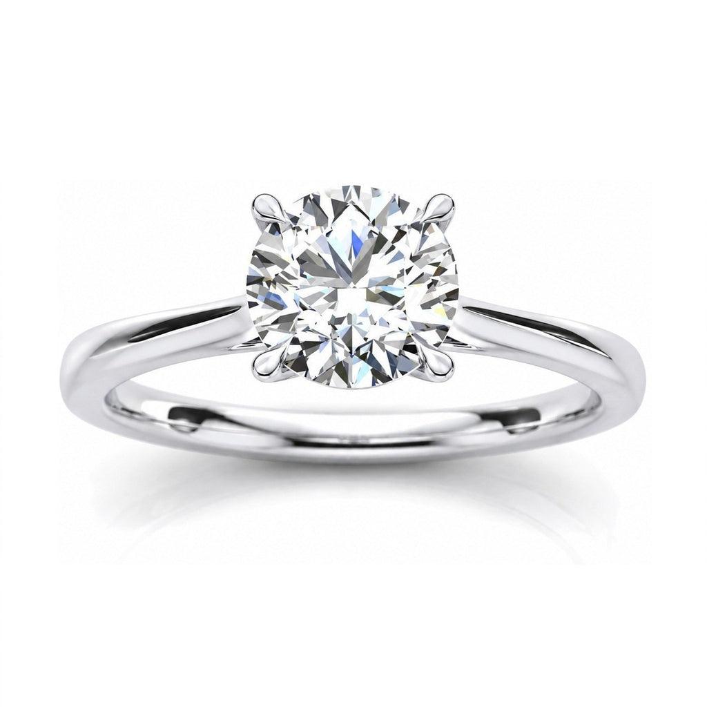 D/VVS Lab Grown Diamond Solitaire Engagement Ring