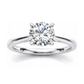D/VVS Lab Grown Diamond Solitaire Engagement Ring