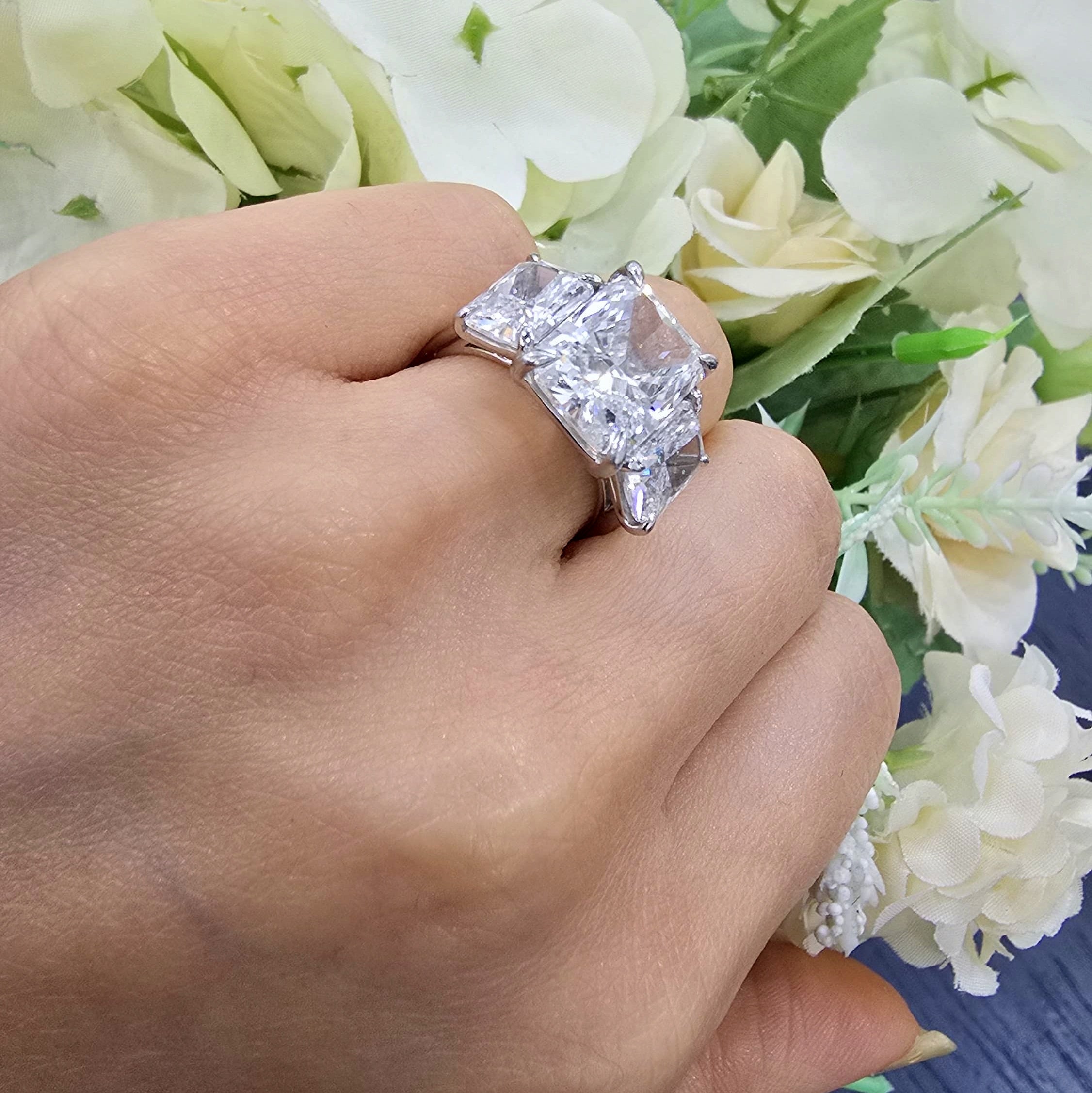 Ethically Sourced IGI Certified Radiant Trilogy Ring – 11 Carat