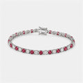 5.00ct Round Diamond Tennis Bracelet - 9k White Gold